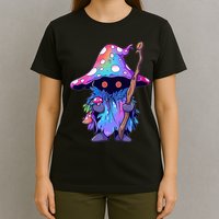 Edm Dj Festival Outfit & Psychedelic Festival Trippy Wizard Edm Rave T-Shirt