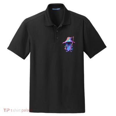 Edm Dj Festival Outfit & Psychedelic Festival Trippy Wizard Edm Rave Dry Zone Grid Polo
