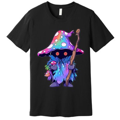 Edm Dj Festival Outfit & Psychedelic Festival Trippy Wizard Edm Rave Premium T-Shirt