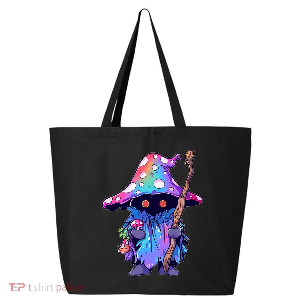 Edm Dj Festival Outfit & Psychedelic Festival Trippy Wizard Edm Rave 25L Jumbo Tote