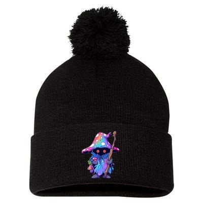 Edm Dj Festival Outfit & Psychedelic Festival Trippy Wizard Edm Rave Pom Pom 12in Knit Beanie
