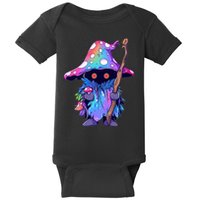 Edm Dj Festival Outfit & Psychedelic Festival Trippy Wizard Edm Rave Baby Bodysuit