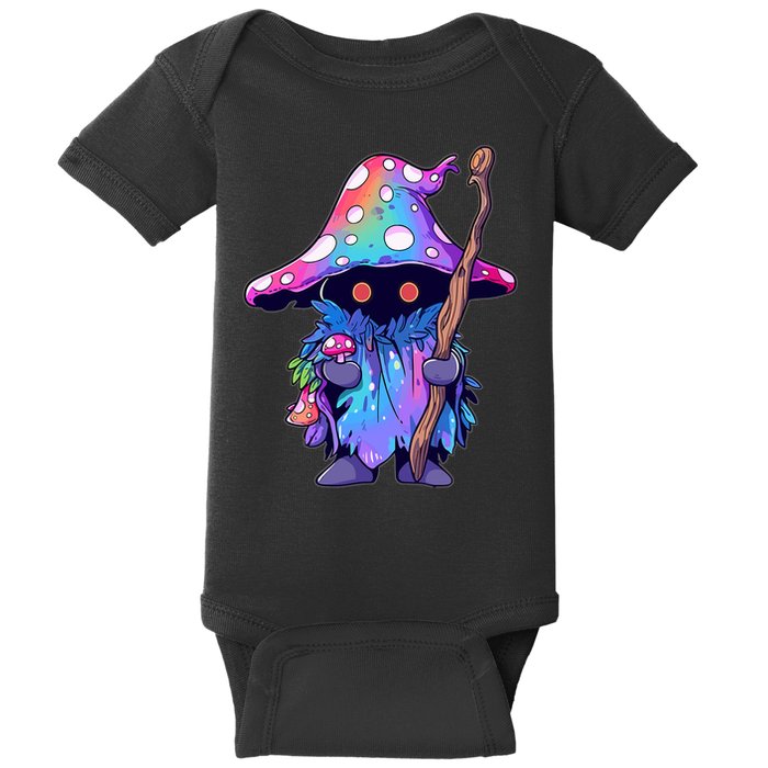 Edm Dj Festival Outfit & Psychedelic Festival Trippy Wizard Edm Rave Baby Bodysuit