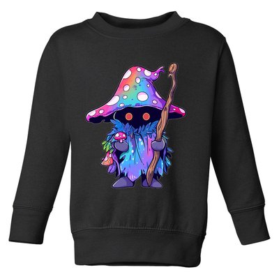 Edm Dj Festival Outfit & Psychedelic Festival Trippy Wizard Edm Rave Toddler Sweatshirt