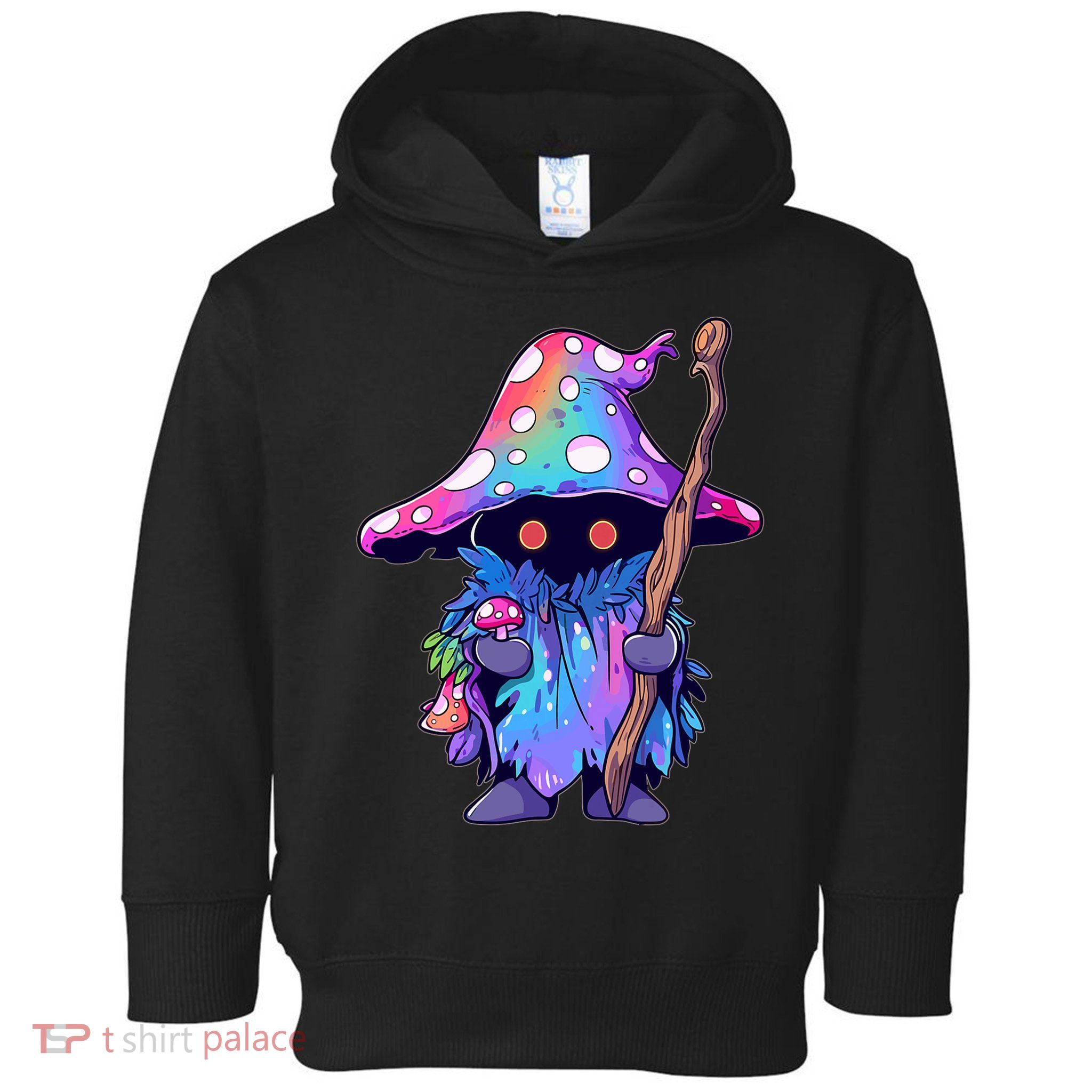 Edm Dj Festival Outfit & Psychedelic Festival Trippy Wizard Edm Rave Toddler Hoodie