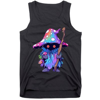 Edm Dj Festival Outfit & Psychedelic Festival Trippy Wizard Edm Rave Tank Top