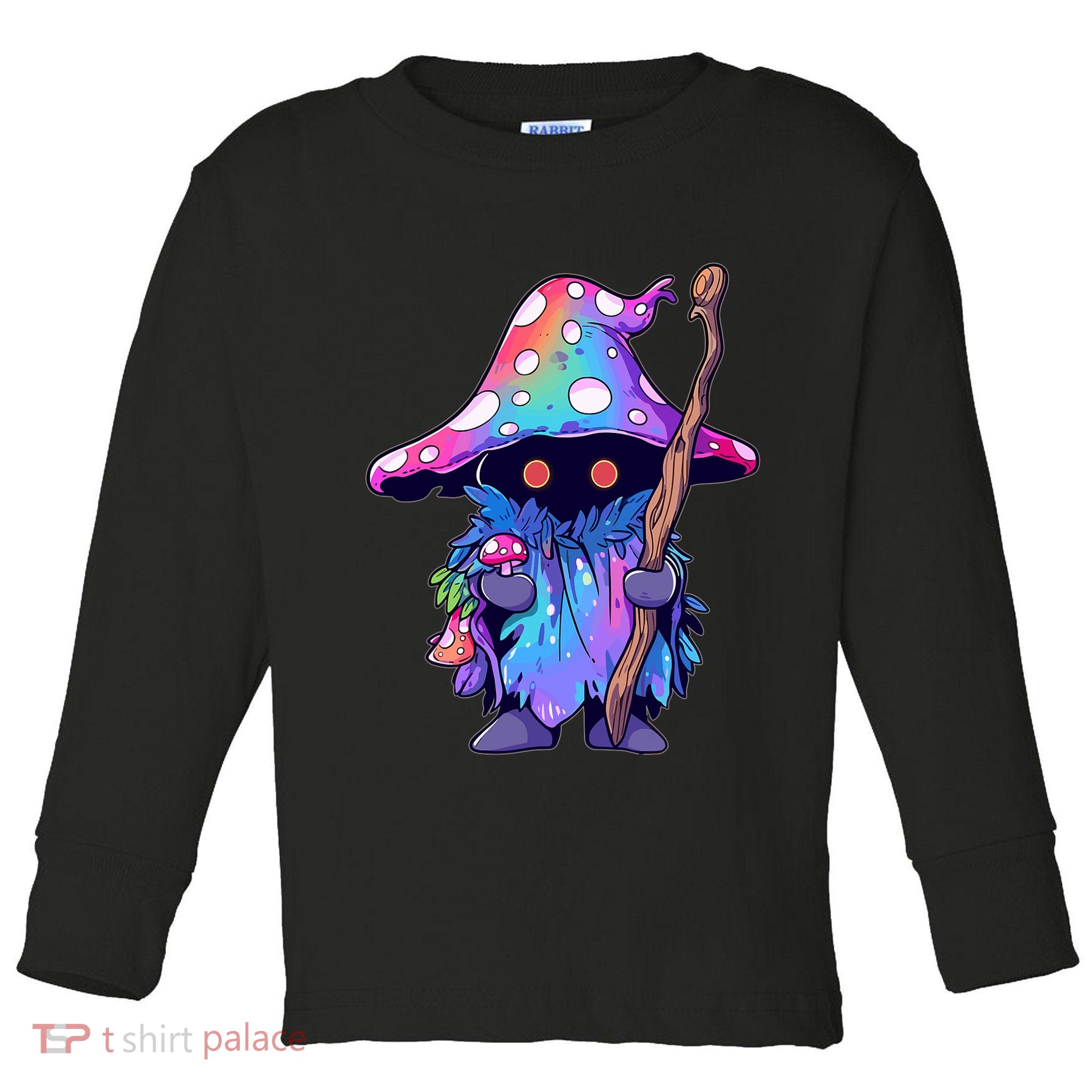 Edm Dj Festival Outfit & Psychedelic Festival Trippy Wizard Edm Rave Toddler Long Sleeve Shirt