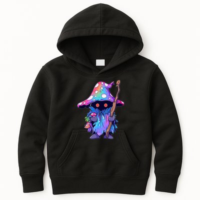 Edm Dj Festival Outfit & Psychedelic Festival Trippy Wizard Edm Rave Kids Hoodie