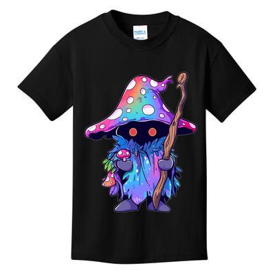 Edm Dj Festival Outfit & Psychedelic Festival Trippy Wizard Edm Rave Kids T-Shirt