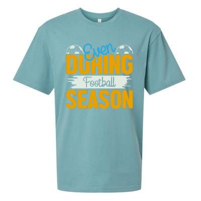 Even During Football Season Sueded Cloud Jersey T-Shirt