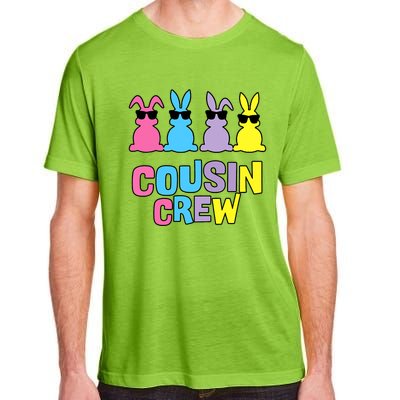 Easter Day Funny Cousin Crew Bunnies Easter Matching Colorful Rabbits Adult ChromaSoft Performance T-Shirt