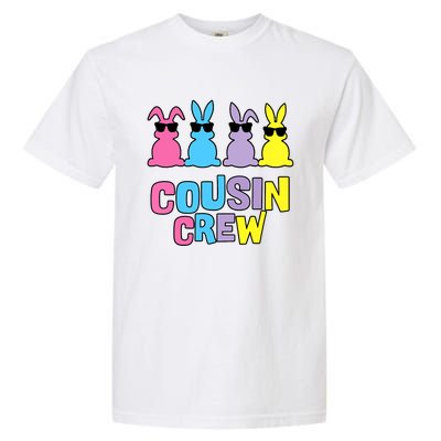 Easter Day Funny Cousin Crew Bunnies Easter Matching Colorful Rabbits Garment-Dyed Heavyweight T-Shirt