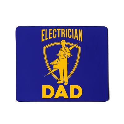 Electrician Dad Fathers Day Funny Electrical Engineering Cute Gift Mousepad