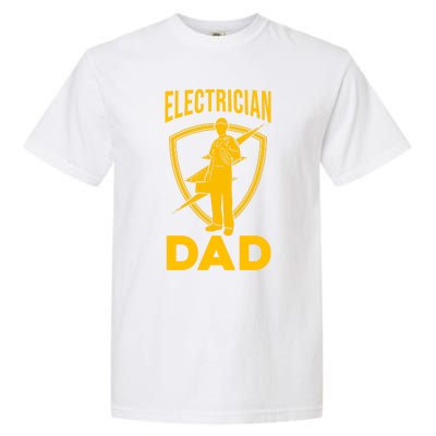 Electrician Dad Fathers Day Funny Electrical Engineering Cute Gift Garment-Dyed Heavyweight T-Shirt