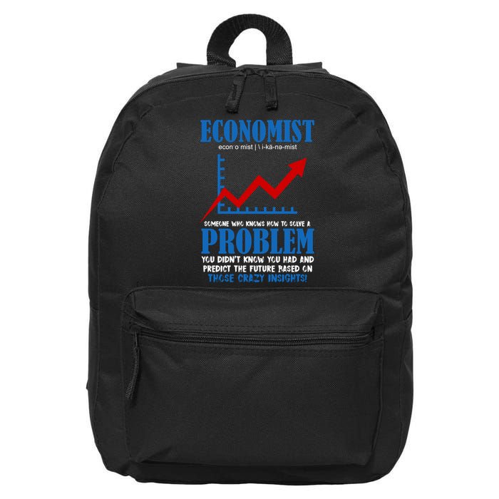 Economist Definition Funny Joke 16 in Basic Backpack