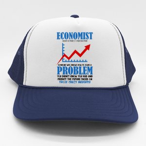 Economist Definition Funny Joke Trucker Hat