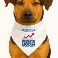 Economist Definition Funny Joke USA-Made Doggie Bandana