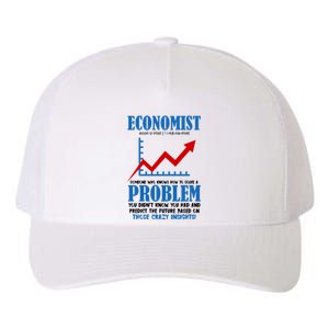 Economist Definition Funny Joke Yupoong Adult 5-Panel Trucker Hat