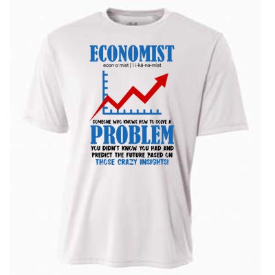 Economist Definition Funny Joke Cooling Performance Crew T-Shirt