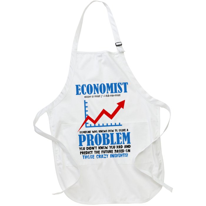 Economist Definition Funny Joke Apron