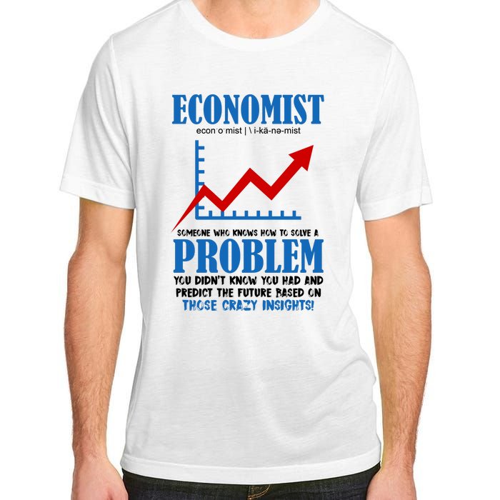 Economist Definition Funny Joke Adult ChromaSoft Performance T-Shirt