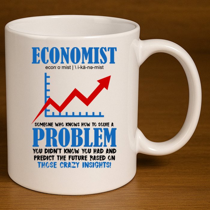 Economist Definition Funny Joke 11oz C Handle Ceramic Mug