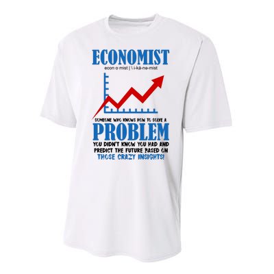 Economist Definition Funny Joke Performance Sprint T-Shirt