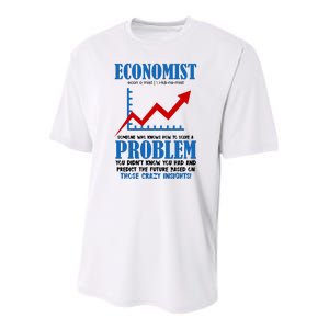 Economist Definition Funny Joke Youth Performance Sprint T-Shirt