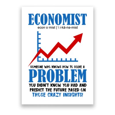 Economist Definition Funny Joke Poster