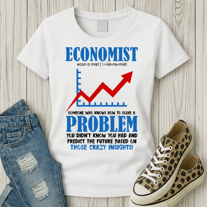 Economist Definition Funny Joke Womens T-Shirt