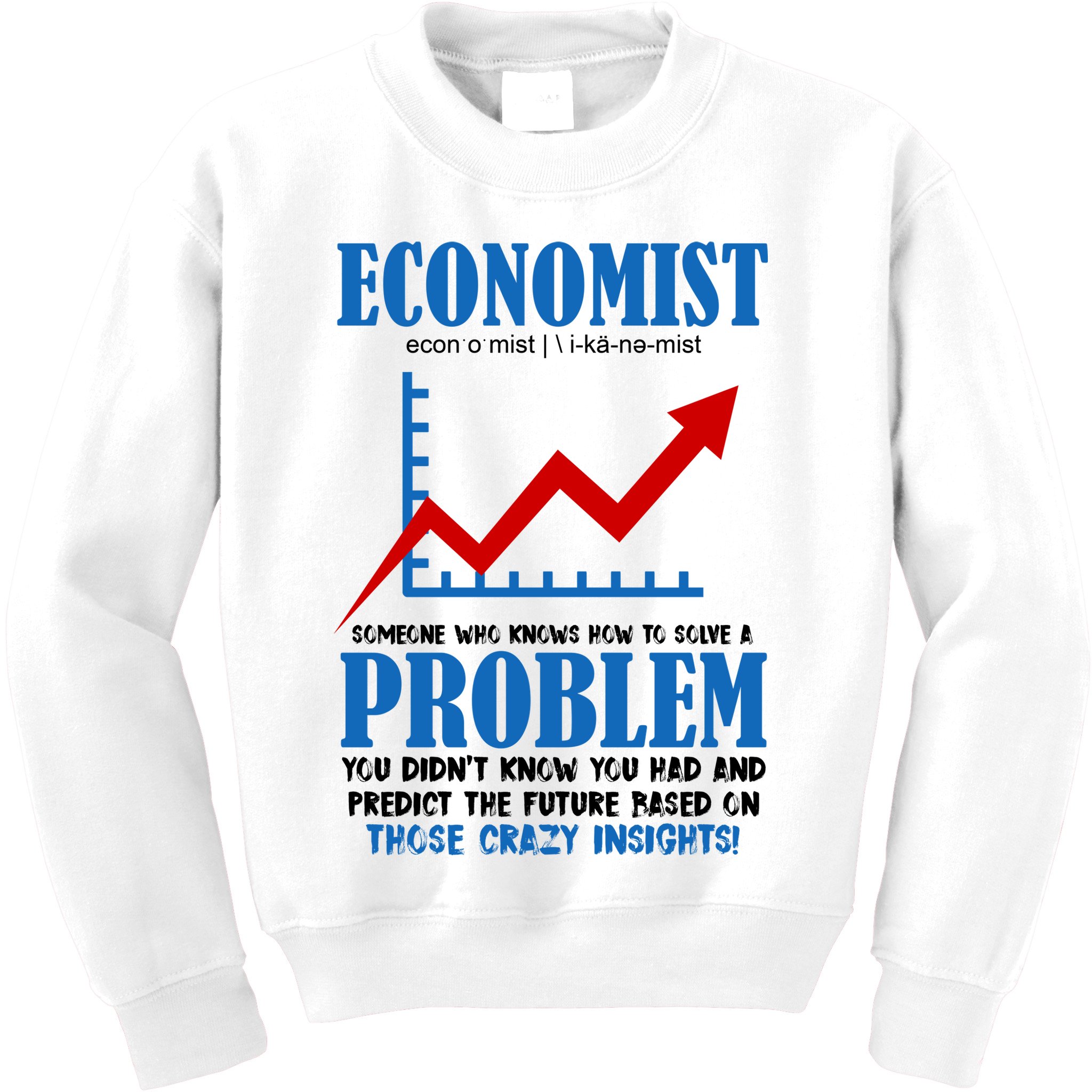 Economist Definition Funny Joke Kids Sweatshirt