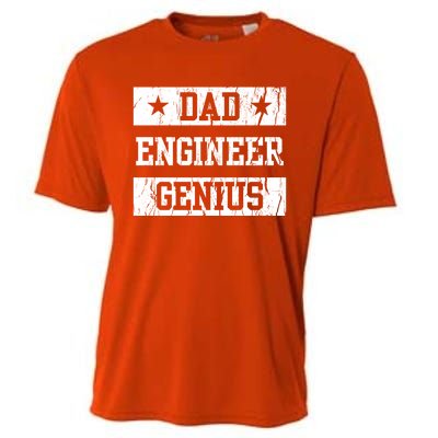 Engineer Dad Funny Fathers Day Engineering Papa Gift Cooling Performance Crew T-Shirt