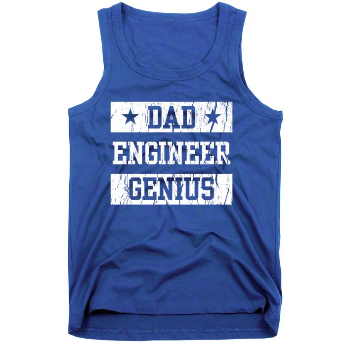 Engineer Dad Funny Fathers Day Engineering Papa Gift Tank Top