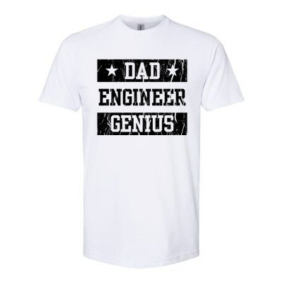 Engineer Dad Funny Fathers Day Engineering Papa Gift Softstyle® CVC T-Shirt