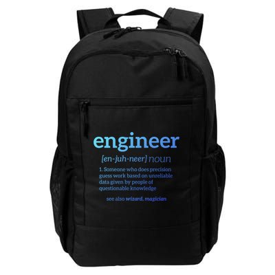 Engineer Definition Funny Civil Engineering Major Electrical Gift Backpack