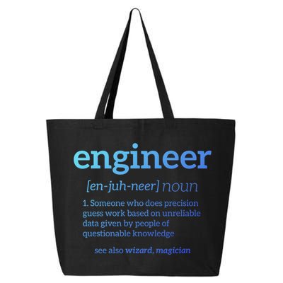 Engineer Definition Funny Civil Engineering Major Electrical Gift 25L Jumbo Tote
