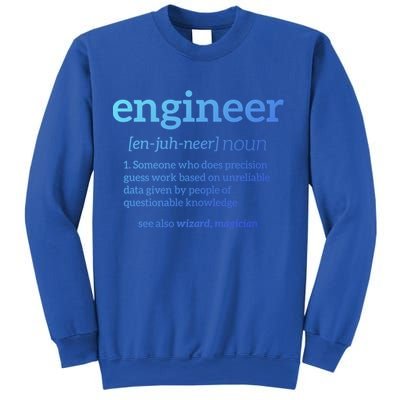 Engineer Definition Funny Civil Engineering Major Electrical Gift Sweatshirt