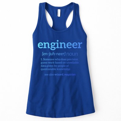 Engineer Definition Funny Civil Engineering Major Electrical Gift Womens Tank Top
