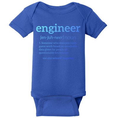 Engineer Definition Funny Civil Engineering Major Electrical Gift Baby Bodysuit