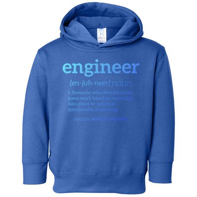 Engineer Definition Funny Civil Engineering Major Electrical Gift Toddler Hoodie