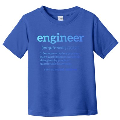 Engineer Definition Funny Civil Engineering Major Electrical Gift Toddler T-Shirt