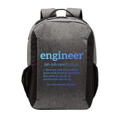 Engineer Definition Funny Civil Engineering Major Electrical Gift Vector Backpack