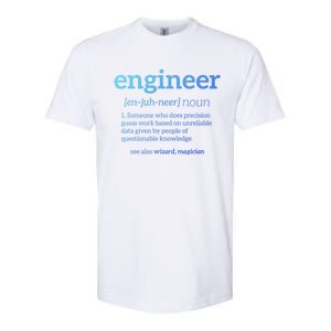 Engineer Definition Funny Civil Engineering Major Electrical Gift Softstyle CVC T-Shirt