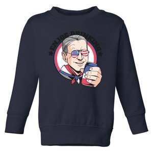 Enjoy Drinking Funny Joe Biden United States Toddler Sweatshirt