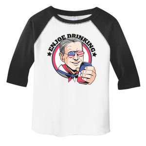 Enjoy Drinking Funny Joe Biden United States Toddler Fine Jersey T-Shirt