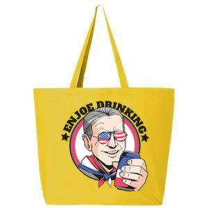 Enjoy Drinking Funny Joe Biden United States 25L Jumbo Tote