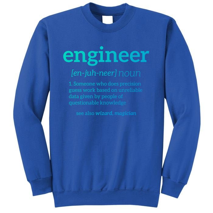 Engineer Definition Funny Civil Engineering Major Electrical Gift Sweatshirt