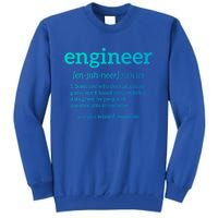 Engineer Definition Funny Civil Engineering Major Electrical Gift Tall Sweatshirt