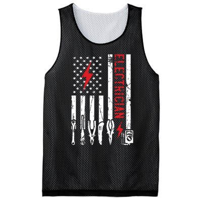 Electrician Design For Funny Electrical Design Mesh Reversible Basketball Jersey Tank