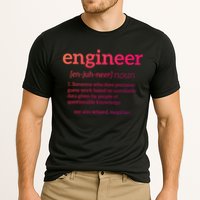 Engineer Definition Funny Civil Engineering Major Electrical Gift Cooling Performance Crew T-Shirt